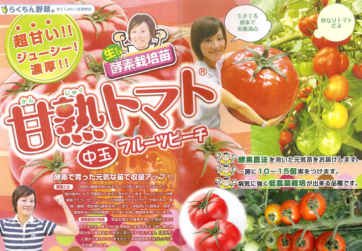 ソムリエ野菜：甘熟トマト